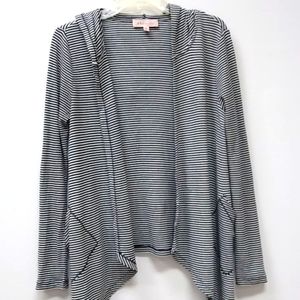 Philosophy hooded cardigan women’s medium black white